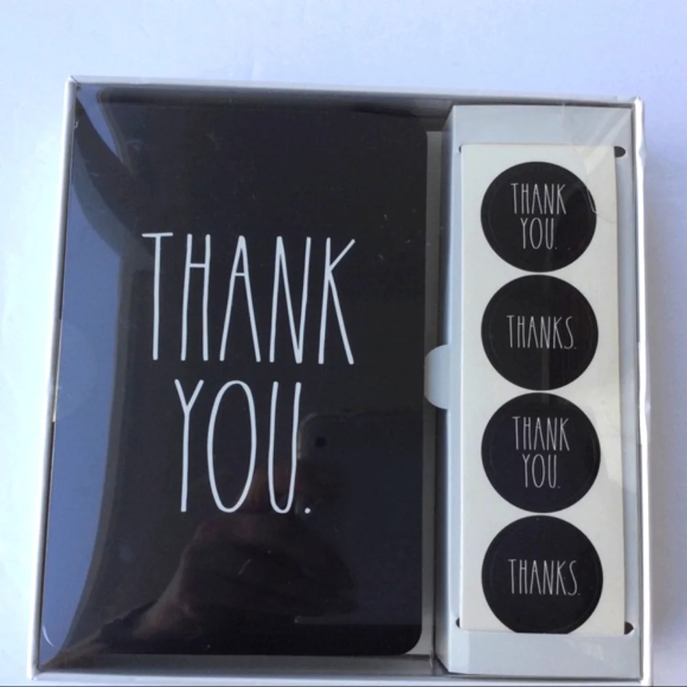 Rae Dunn Thank You Cards and Stickers